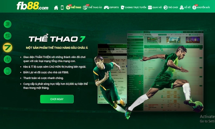 FB88 - Trải Nghiệm Cá Cược Thể Thao Đỉnh Cao
